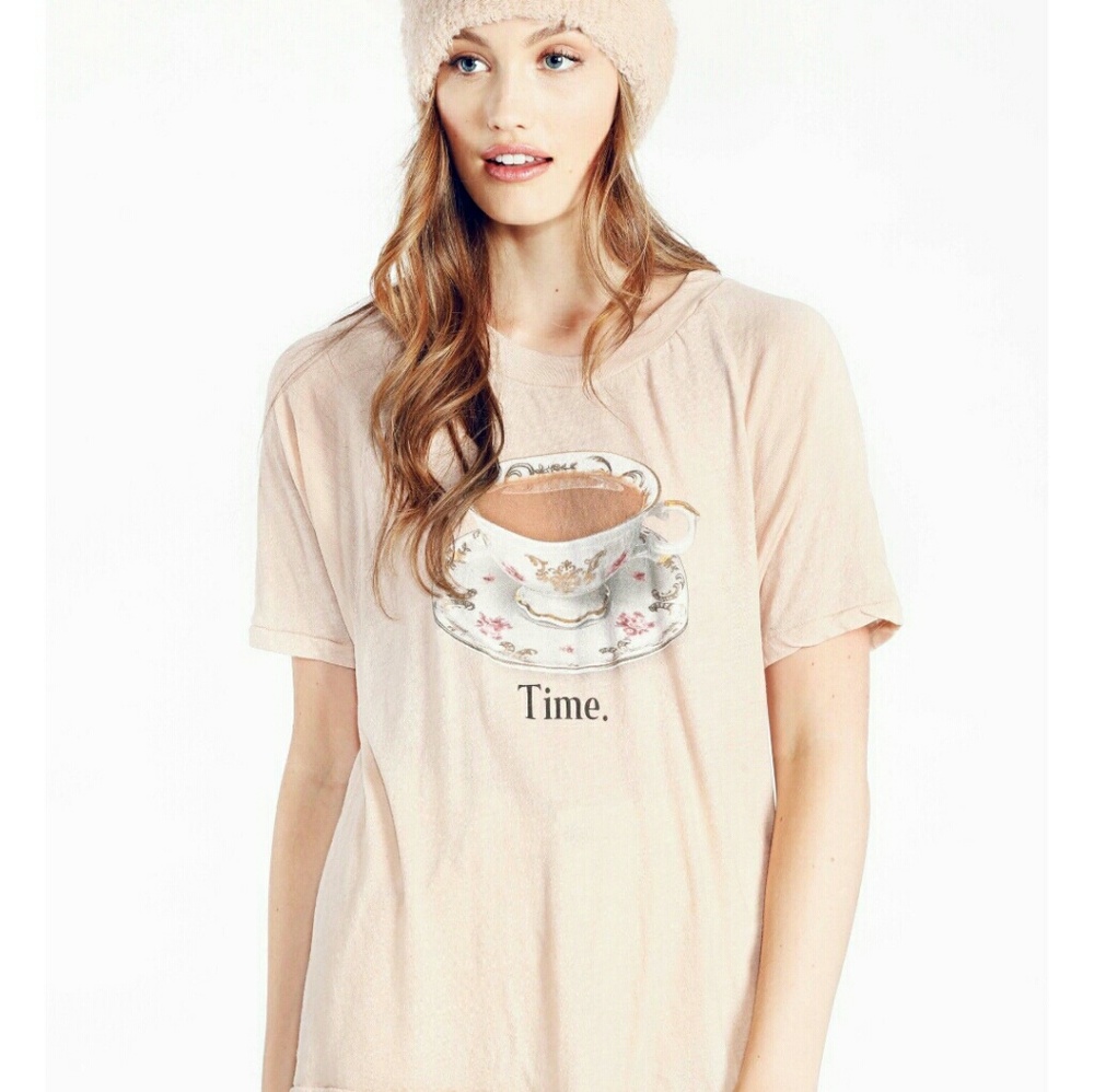 Wildfox Couture "tea time" soft tee